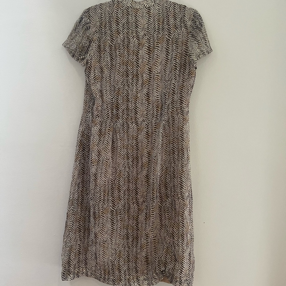 Pendleton Woman’s Chevron Patterned Brown Dress - image 8